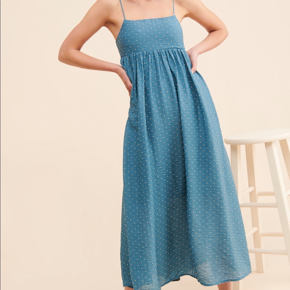 Hutch Swiss Dot Maxi Dress
